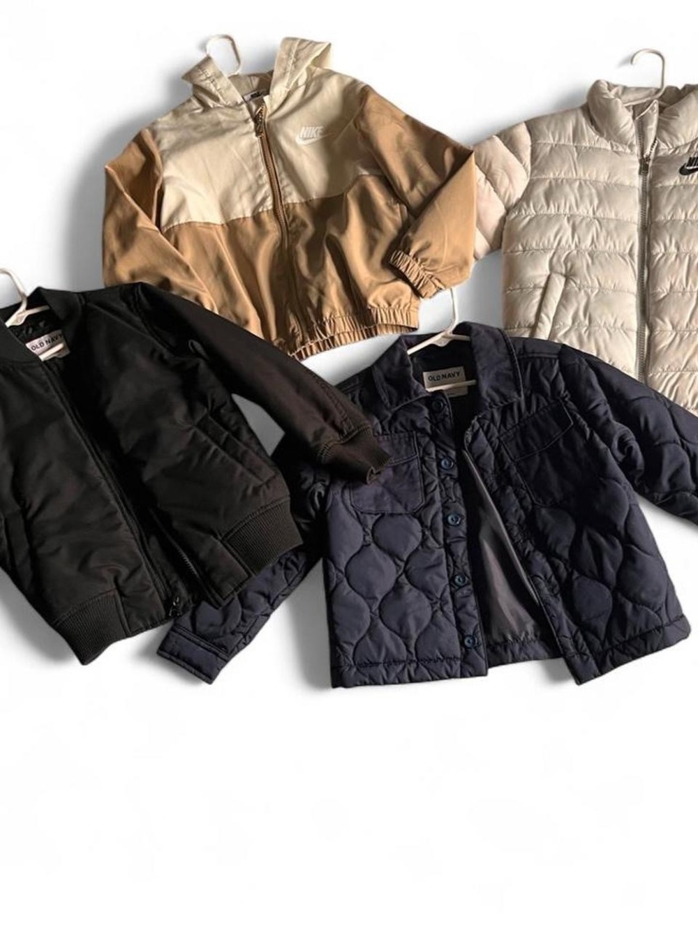 Nike and Old Navy kids jacket bundle
